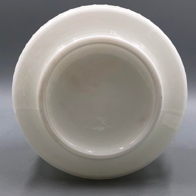Large Neoclassical Opaline Glass Vase with a Chariot Relief by Opaline Florence, Italy, 1919 For Sale - Image 14 of 15