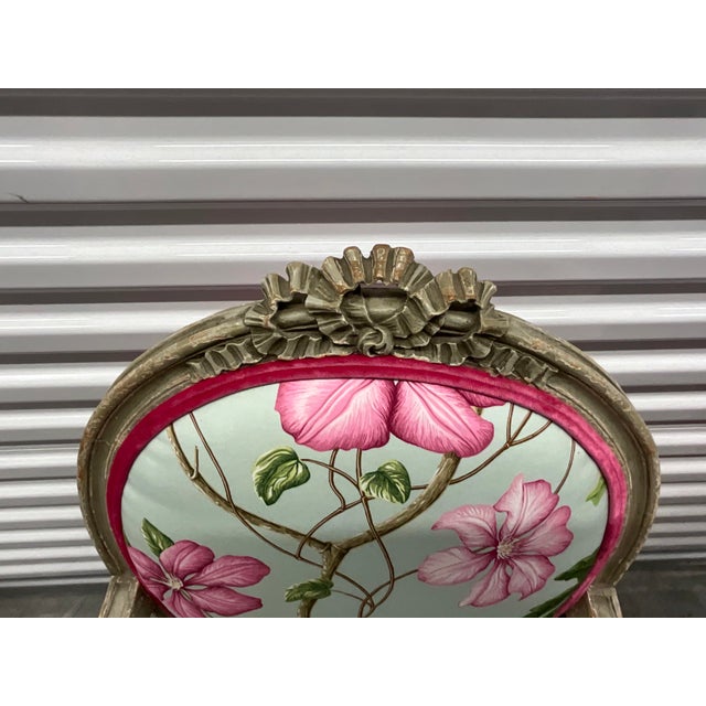 Pair of Antique Louis XVI Large Arm Chairs Fouteuils For Sale - Image 4 of 12