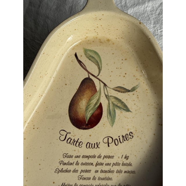 1980s Pear-Shaped Pie Dish, 1980s For Sale - Image 5 of 12