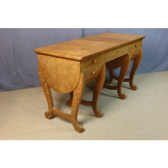 20th Century Dressing Table in Amboyna Burl For Sale - Image 11 of 16