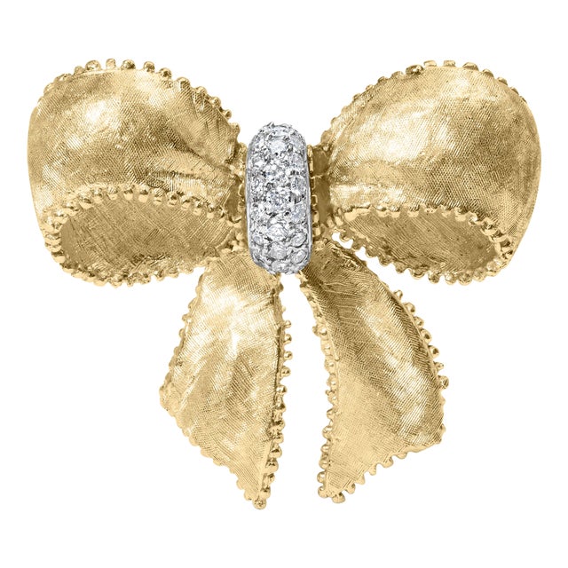 ★COURONNE★ Ballon Vety Cross 24 (Brown)_RCBRX24654BRX Hause of Brilliance 18K Yellow Gold and 3/5 Cttw Diamond Bow