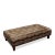 Versatile occasional piece, upholstered with a texturized fabric in earthy colors, comfy cushion and a sturdy frame with...