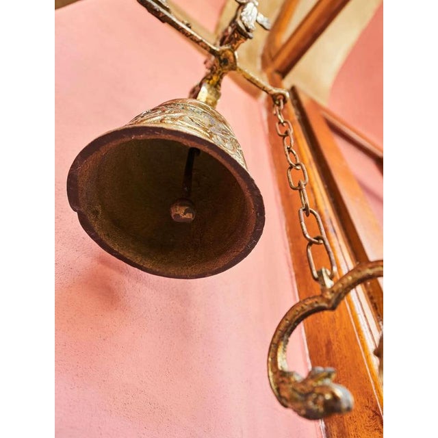 Large Hanging Door Bell in Cast Brass For Sale - Image 10 of 10