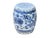 10" Chinese Blue White Porcelain Double Dragons Round Shape Stand Display Art For Sale - Image 10 of 18