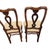 Pair 18th Century Italian Walnut Chairs Original Finish Hand Carved For Sale - Image 4 of 18