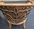 Pair of Maitland-Smith Hollywood Regency Wooden Faux-Bamboo Tub Chairs With Wrought-Iron Scrollwork, Philippines For Sale - Image 11 of 14