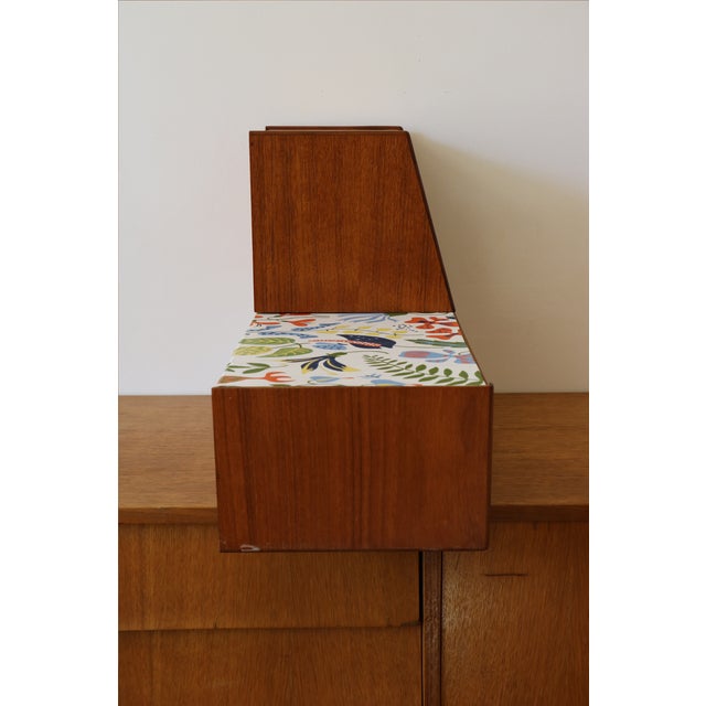 Scandinavian Teak Wall-Mounted Shelf, 1960s For Sale - Image 9 of 12