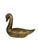 A large mid century well executed brass swan with great emphasis on the detail of the body and the face. This size is not...