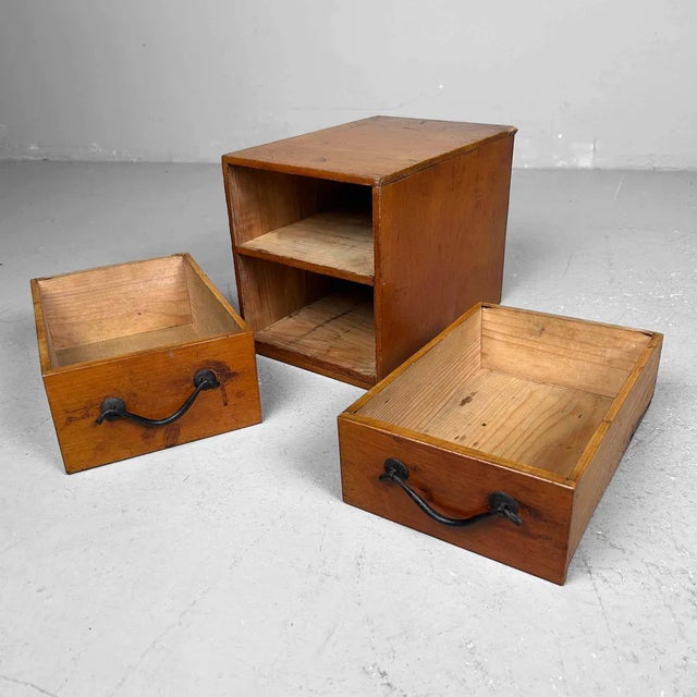 Small Showa Haribako Drawer Chest, Japan, 1930s For Sale - Image 9 of 11