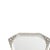 Silver - Three silver mirrors. Portuguese from the early 20th century, stamped silver with embossed decoration, one hand...