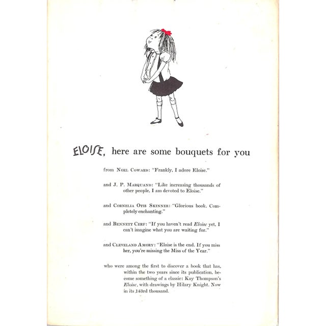 Traditional "Eloise in Paris" 1957 Thompson, Kay For Sale - Image 3 of 11