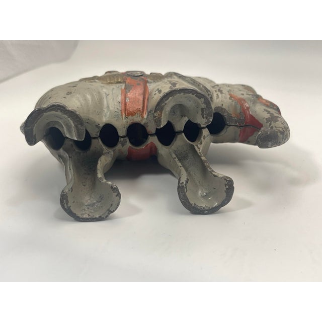 Metal Vintage Cast Iron Circus Elephant Bank For Sale - Image 7 of 12