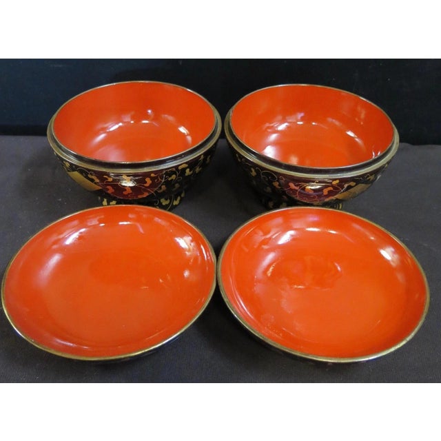 Wood Early 20th Century Japanese Karabitsu Cake Boxes For Sale - Image 7 of 8