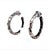Metal Late 20th Century John Hardy Estate Pebble Hoop Earrings Sterling Silver, A Pair For Sale - Image 7 of 7