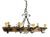 Rustic Hanging Decoration in Wood and Metal For Sale
