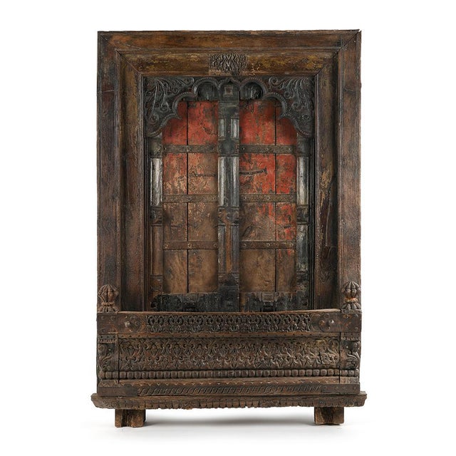 Vintage Weathered Wooden Door For Sale - Image 6 of 6
