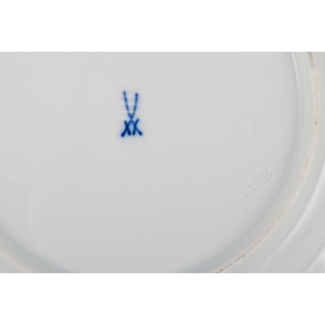Open Lace Porcelain Plate, Meissen, Germany, 1890s For Sale - Image 6 of 7