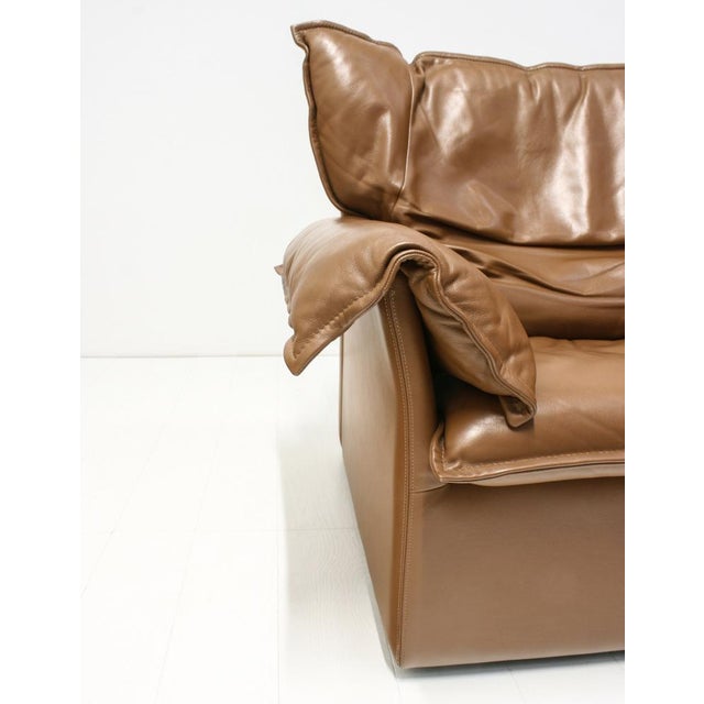 Set of Leather Wingback Armchairs from Durlet, 1970s For Sale - Image 15 of 16