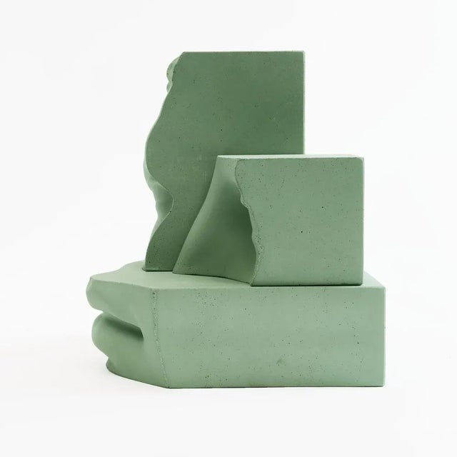 Hermes Green Concrete Sculpture For Sale - Image 4 of 9