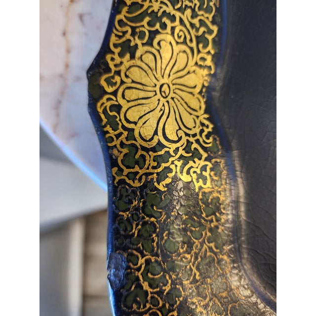 19th Century English Papier Mache Tray For Sale - Image 15 of 18