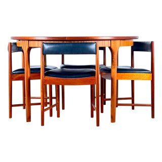 Dining Set by Tom Robertson for McIntosh, 1970s, Set of 5 For Sale