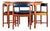 Dining Set by Tom Robertson for McIntosh, 1970s, Set of 5 For Sale