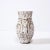 Mid-Century Modernist White and Earth Toned Ceramic Vase With Coiled Motif For Sale - Image 9 of 13
