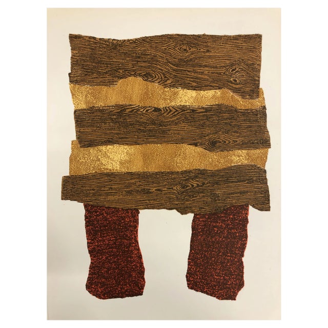 Enrico Baj, Composition, Original Lithograph For Sale