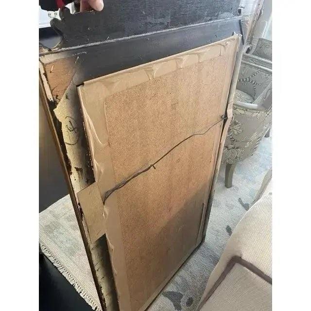 Late 20th Century Neoclassical Style Beveled Wall Mirror For Sale - Image 4 of 6