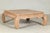 Vintage Square Coffee Table with Chow Legs in Light Wood For Sale - Image 10 of 12