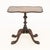 Queen Anne Style Mahogany Pie Crust Top Tea Table, on pedestal base with four cabriole feet. 21.75" H x 23.5" W x 16.5" D....