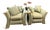 1980s Vintage Oversized Chairs (Pair) For Sale