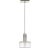 Thomas O'Brien for Visual Comfort Signature Iris Single Pendant in Polished Nickel with Clear Glass For Sale