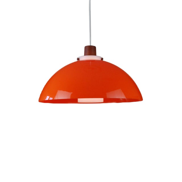 Pendant Lamp by Uno & Östen Kristiansson for Luxus, Vittsjö, Sweden, 1960s For Sale