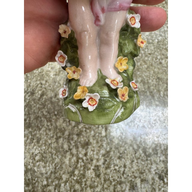 Porcelain Cherub For Sale In New York - Image 6 of 6