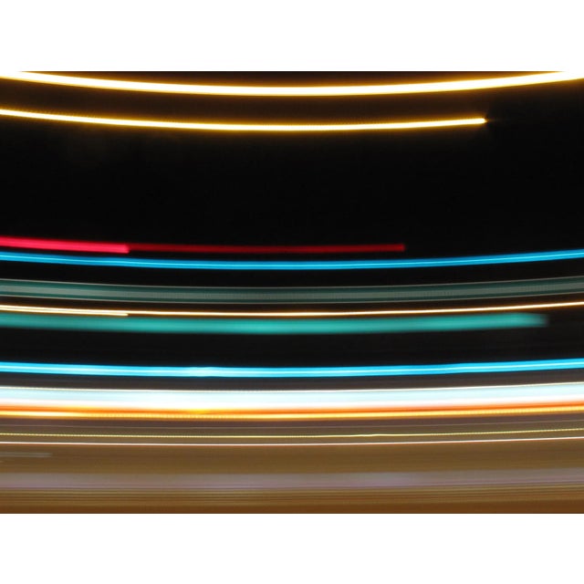 This large 40" x 30" abstract photographic print is by designer/artist/photographer Joseph Fountain, and was made in 2015....