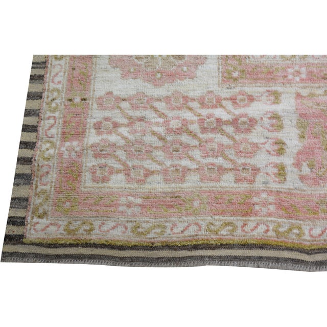 2010s Oushak Hand Knotted Wool Rug, 12'6''x15'1'' For Sale - Image 5 of 6