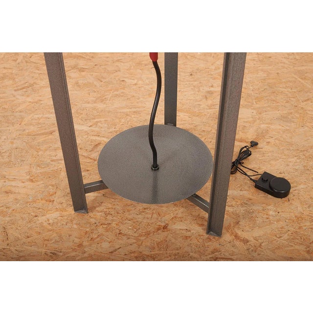 Vitra Light Tree in Black Painted Sheet Metal by Bořek Šípek for Vitra, 1988 For Sale - Image 4 of 9