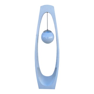 White Vintage Modeline Floor Lamp For Sale
