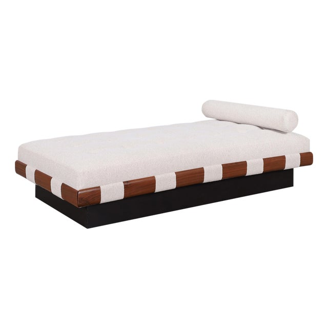 Mid-Century Modern Walnut Daybed / Bench by Adrian Pearsall, 1960s For Sale
