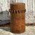 Boho Chic Vintage Boho Water Mill Wood Gear Pedestal For Sale - Image 3 of 6
