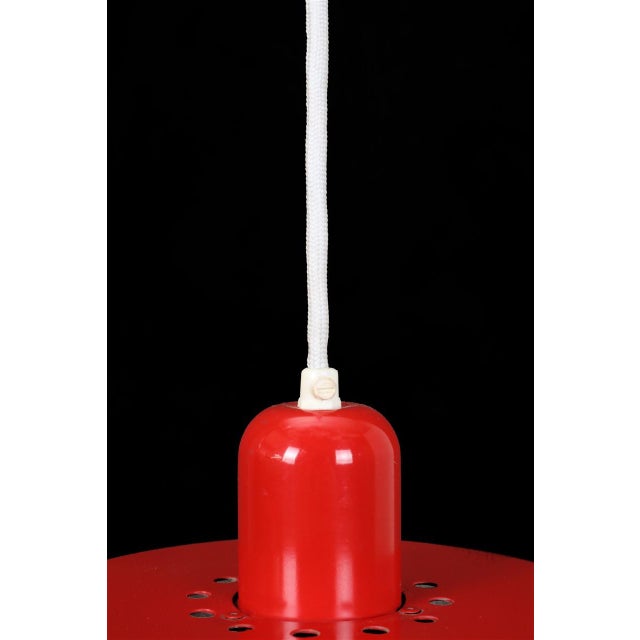 Space Age Danish Go-Go Pendant Lamp attributed to Dan Heersø for Vitrika, 1970s For Sale - Image 4 of 16