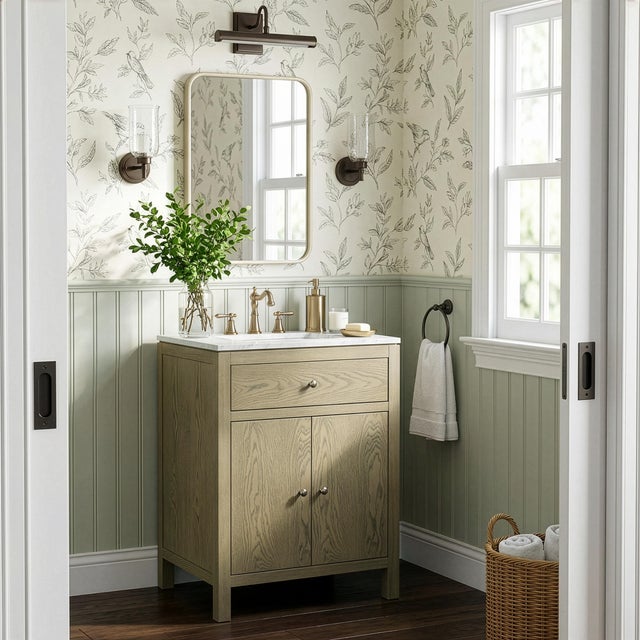 Elevate your bath space with the timeless elegance of the Butler Specialty Company Nora Bathroom Vanity. Topped with...