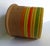 Tan Aldo Londi Bitossi Fascie Colorate Small Vessel / Cachepot Rosenthal Netter 1970s For Sale - Image 8 of 9