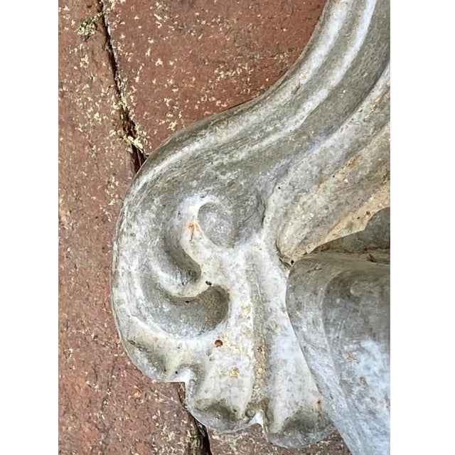 Late 20th Century Shell Cast Stone Fountain Planter For Sale - Image 4 of 5