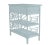 David Francis Chippendale End Table - Blue For Sale - Image 4 of 6
