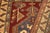 Tan Tribal Super Kazak Rust/Tan Wool Rug - 4'0'' X 5'5'' For Sale - Image 8 of 10