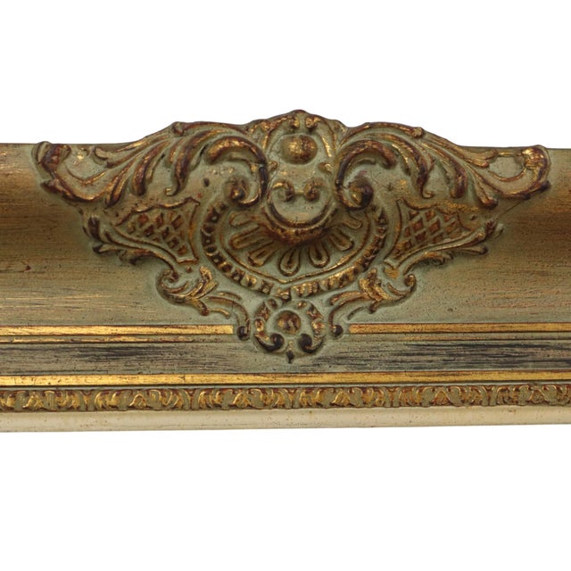 Large Baroque-Style Gilt Wooden Frame For Sale - Image 11 of 17