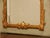 French 1800s Painted and Carved Giltwood Mirror with Cartouche and Floral Motifs For Sale In Atlanta - Image 6 of 9