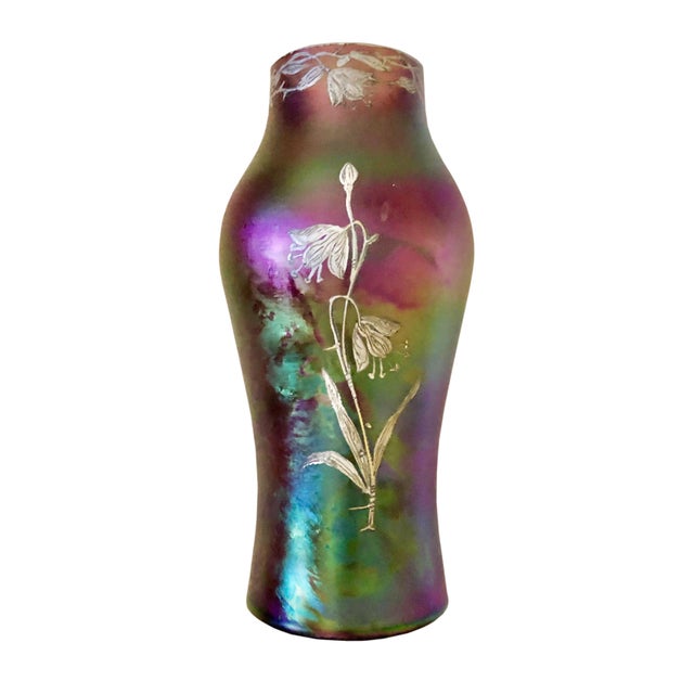 Art Nouveau Early 19th Century Loetz European Art Glass Vase For Sale - Image 3 of 6